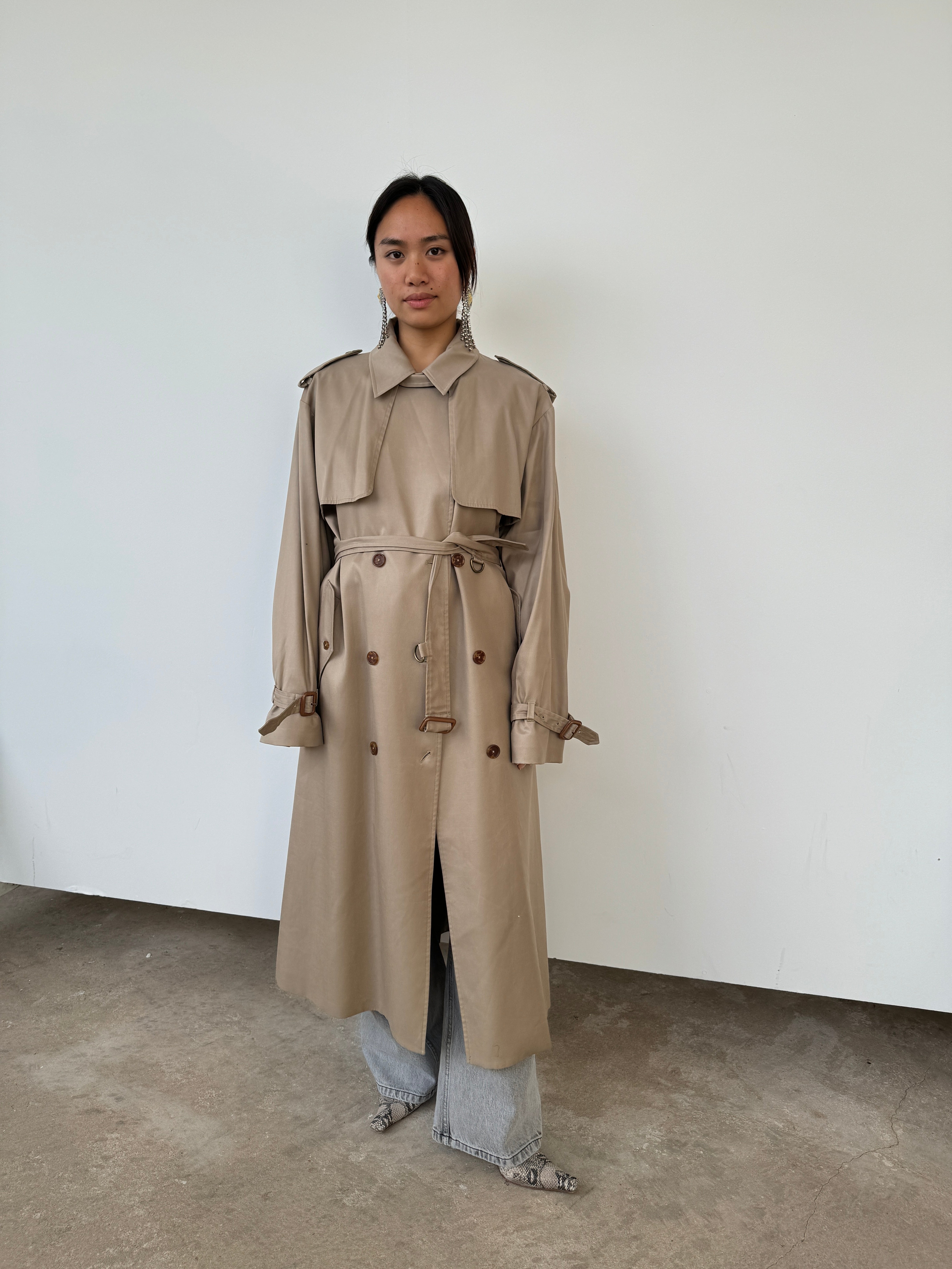 Vinci Beige trench coat 56R outlet